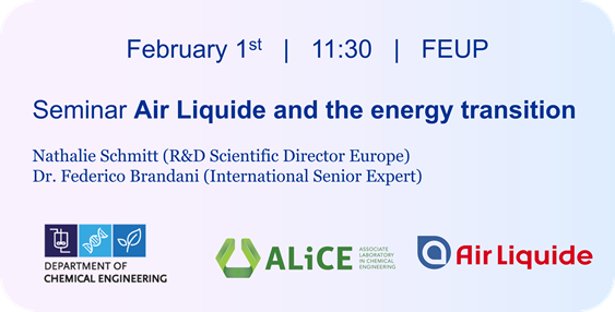 Seminário :: 'Air Liquide and the energy transition'